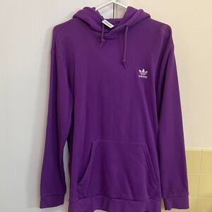 Bright Purple ADIDAS Hoodie Size: Large